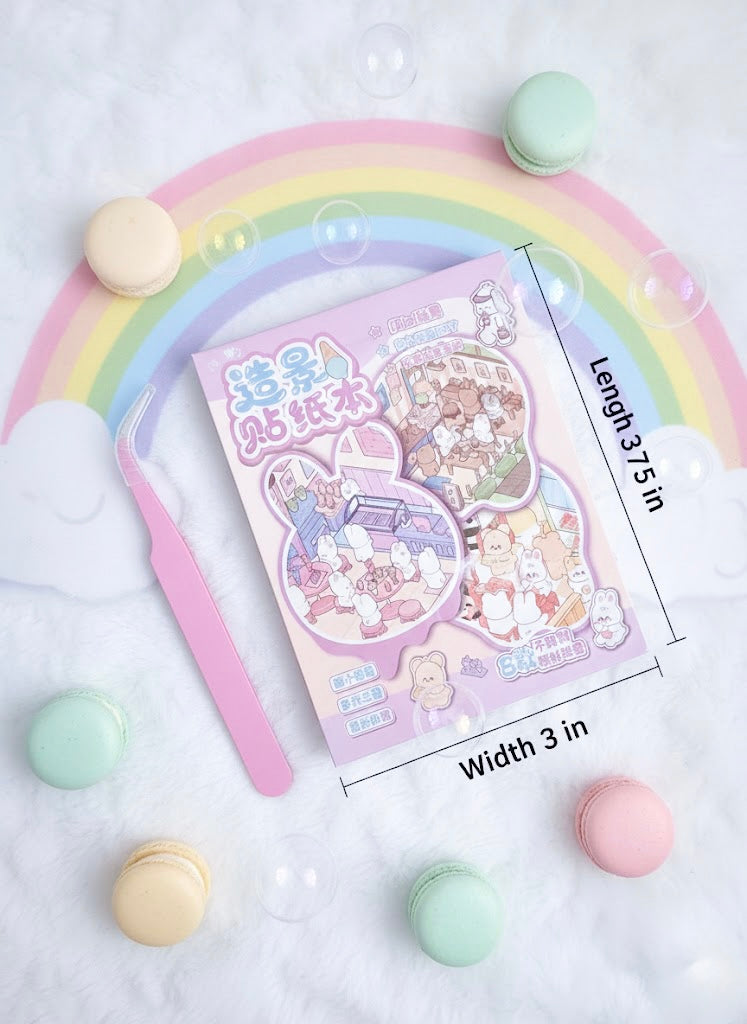 Mini Scene Sticker Book