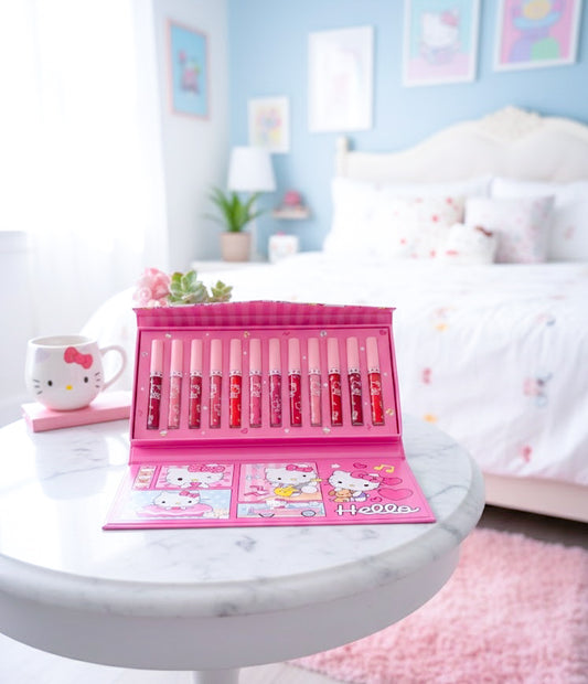 Makeup: Hello Kitty 12 pcs Lip Gloss